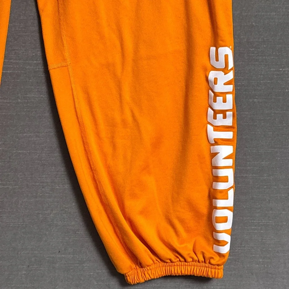 Nike Dri Fit Track Pants XXL Orange Tennessee Volunteers UT Football Zip Ankle